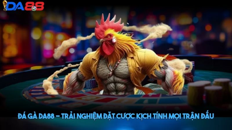 Đá gà DA88 - Trải nghiệm đặt cược kịch tính mọi trận đấu